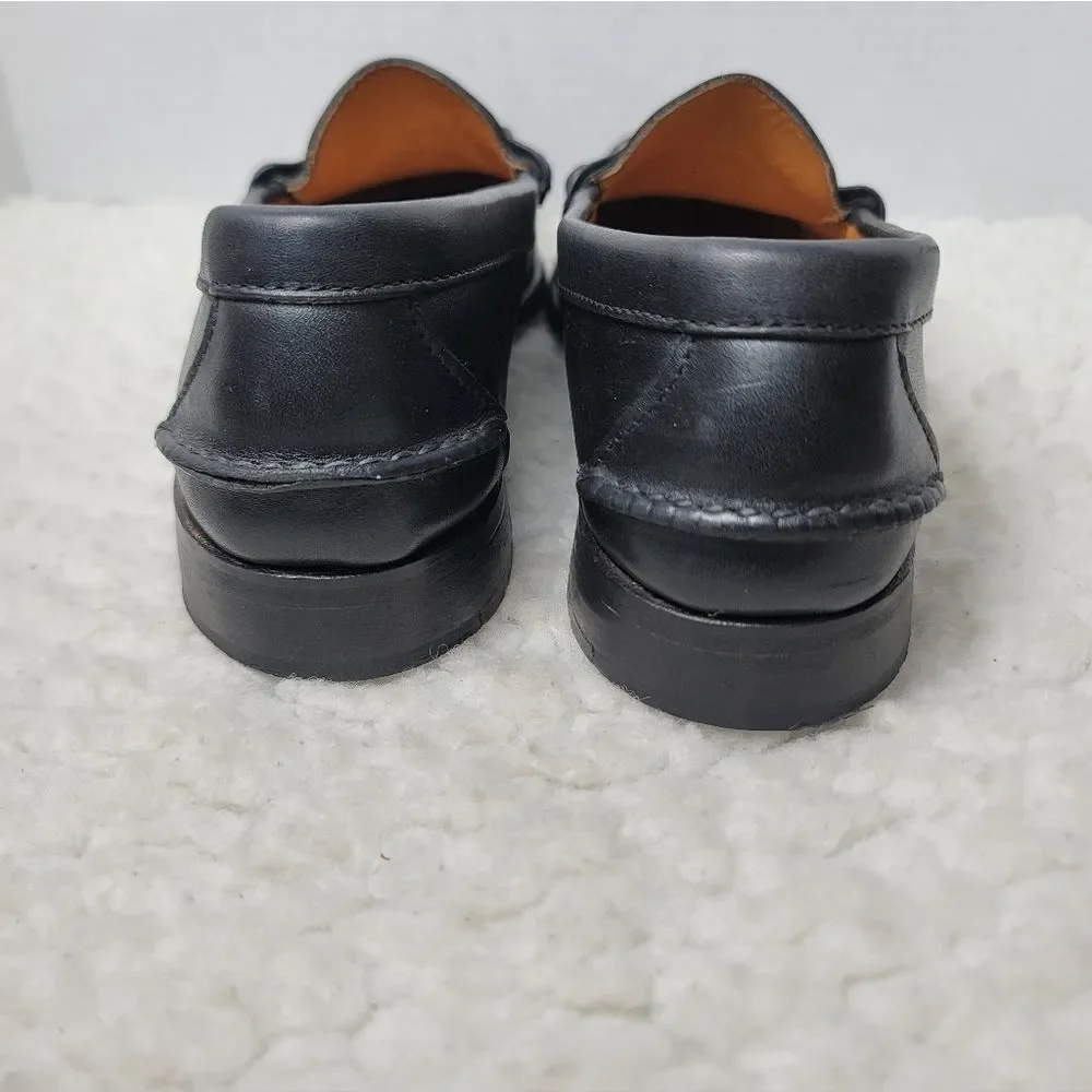 Chippewa Black Leather Horsebit Loafers Shoes Men’s 9C Handcrafted USA 2337
